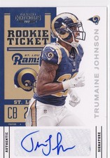2012 Trumaine Johnson Contenders Rookie Ticket  Auto  RC     #193 (A7274)
