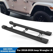 6 Running Boards Side Steps Nerf Bars For 2018-2026 Jeep Wrangler Jl 4 Door 6 Running Boards Side Steps Nerf Bars For 2018-2026 Jeep Wrangler Jl 4 Door