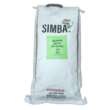 Simba White Corn Meal (Ugali Flour) – 25 LB | Premium African Maize Meal for