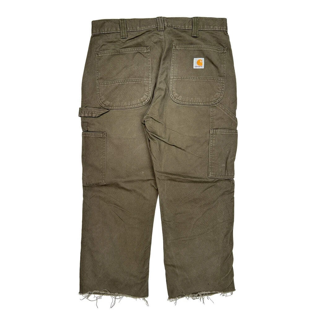 Carhartt Carpenter Pants - 33W 30L Green Cotton