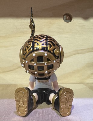 Sank The Child Good Night Sank Toys Custom White & Gold By Dave Behrens