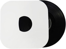 20 Pack 10 Inch Vinyl Record Inner Paper Sleeves Anti Static White Paper Covers