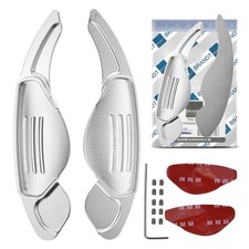 BRANDT Schaltwippen ALU SILBER für Jaguar XJ X351 19-19 XK XKR X150 09-14