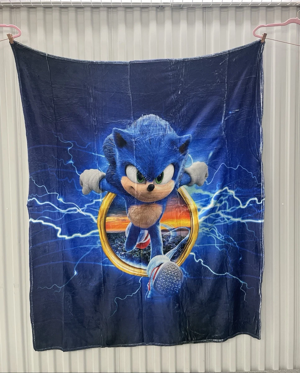 Sonic - - Sonic The Hedgehog Throw Blanket For Kids