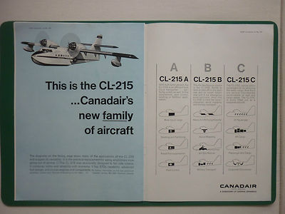 5/1967 PUB CANADAIR GENERAL DYNAMICS CL-215 AMPHIBIEN RETTUNGSFLUGZEUG ANZEIGE