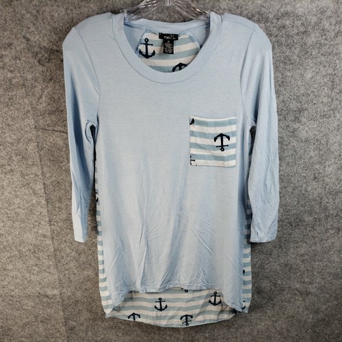 White Striped Anchors Pocket 