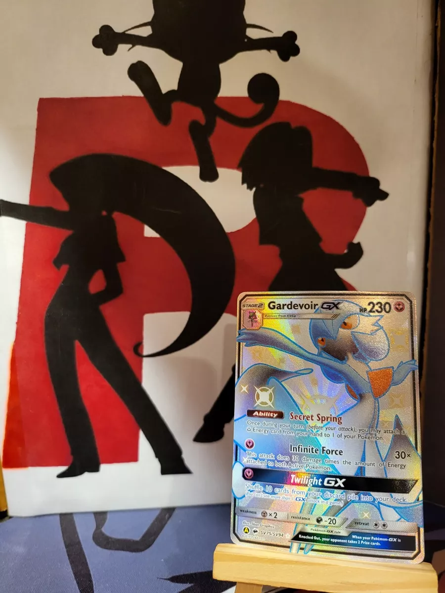 Pokemon Shiny Gardevoir GX Hidden Fates SV75/SV94 NM