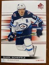19-20 UD SP Authentic Hockey Red Limited 66 Mark Scheifele