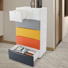 5 Drawer Dresser Storage Tower Organizer Unit for Bedroom Closet Entryway