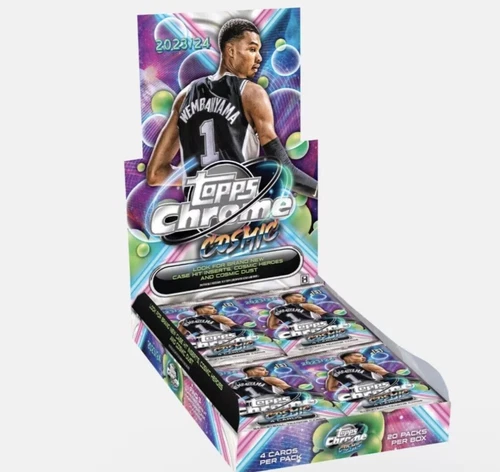 2023 Topps Chrome Cosmic NBA Basketball Factory Sealed 20 Pack Hobby Box