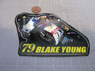 BLAKE YOUNG Sticker Decal Racing ORIGINAL OLD STOCK | eBay
