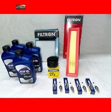 KIT TAGLIANDO RENAULT CLIO III 3 MODUS 1.2 BENZINA ELF 5W40 + 3 FILTRI + CANDELE