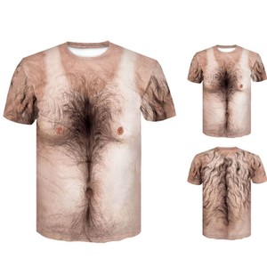 hairy man t shirt