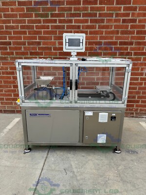 Rotec Pistonmachine For Vial Caps / Stoppers w/ Vibratory Feeder Bowl
