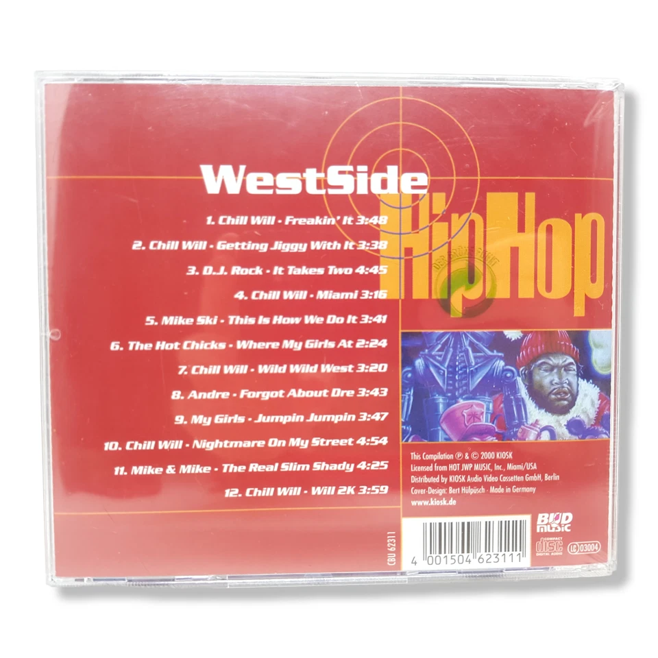 West Side Hip Hop CD Rap 2000 Chill Will Mike Ski Andre The Hot Chicks Musik - Bild 2 von 2