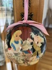 Alice In Wonderland~Disney~Paper Mache Christmas Ornament~Mad Hatter Tea Party — photo 1