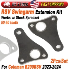 2X For 2023-2024 Coleman B200rsv RSV Swingarm Extension Kit Sprocket 50 60 Tooth