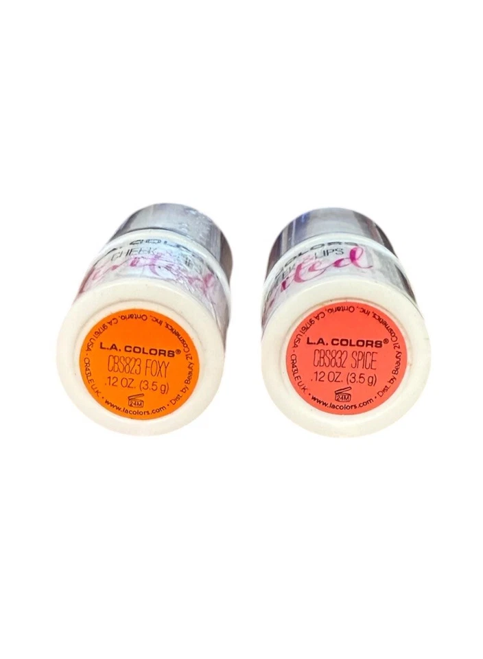 L.A. Barra de manchas tintada para mejillas y labios COLORES - Doble uso - Paquete de 2 Foxy & Spice Foxy Foto 4 de 4