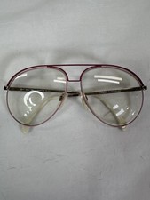 Vtg Alpina Glasses Rare Hot Pink Gold W. Germany 80s Great Condition