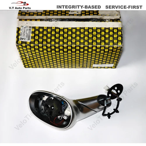 Side Mirror / Chrome Finish / No Glass For Ferrari California,Genuine:70001976