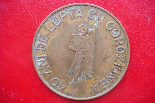 ROMANIA BUCURESTI 1955 ANTICOROSIVO 40 ANNI DI LOTTA CON MEDAGLIA CORROSIONE - Foto 11 di 21