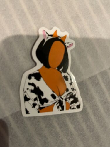 Music sticker small stickers scrapbooking rap doja cat rapper mooo! COW 🐮  - Bild 1 von 1