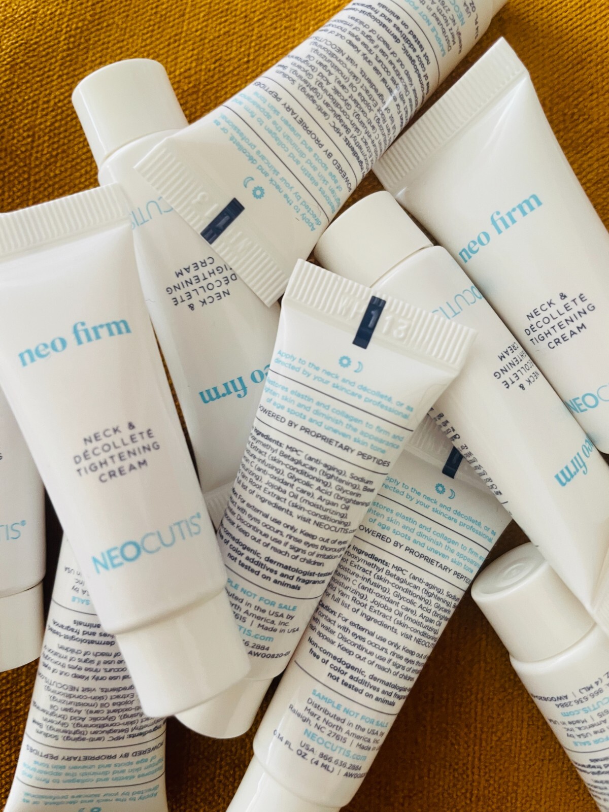 NEO CUTIS Neo Firm Neck & Decollete Tightening Cream 10 tube samples eBay