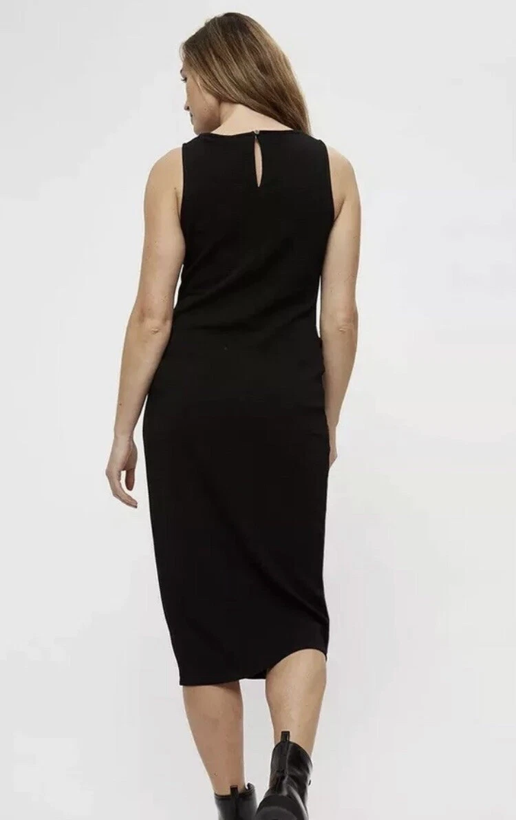 Dorothy Perkins Maternity Black Sleeveless Bodycon Dress Size 16