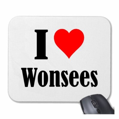 MOUSEPAD Mauspad I Love Wonsees Ich Liebe Wonsees