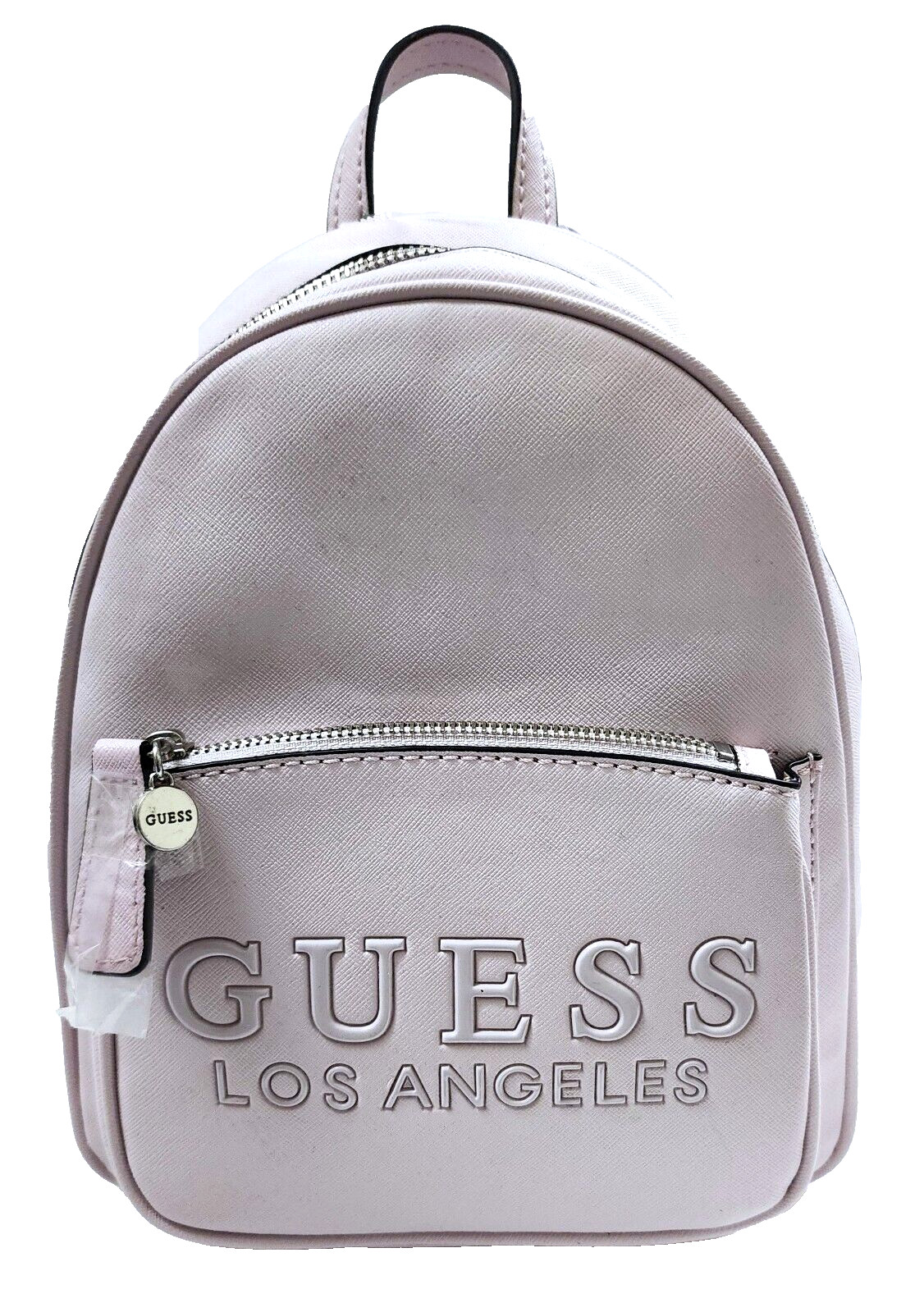 Nuovo GUESS Rodney Luce Lilla Viola Color Argento, Logo Zaino Borsa