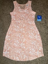 Women's Columbia Midway Bay Peach Omni-Freeze Tank Dress Size Large MSRP $55