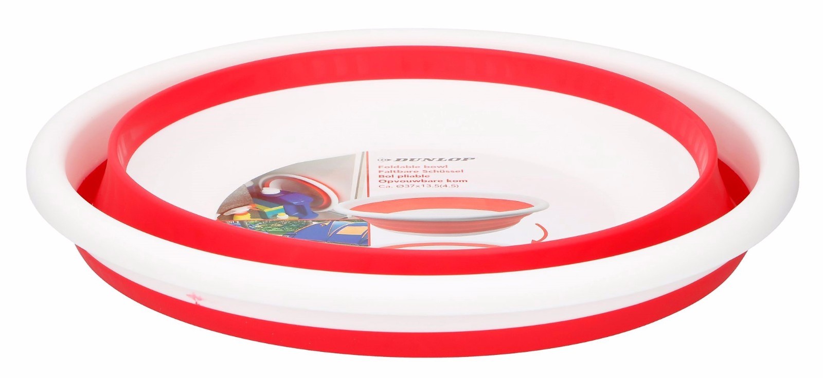 P Prettyia Silikon Salatschüssel 1200ml - Zusammenklappbare Schüssel Für Camping & Picknick