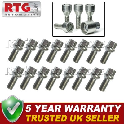 16x Bolts + 4x EVO5 Locking Bolts For Mercedes Benz Vito (Gen3) 2014 On (Alloy)