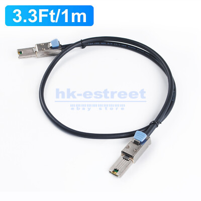 SFF-8088 Mini SAS 26Pin to SFF-8088 SAS 26Pin External Cable Disk Array Line 1M