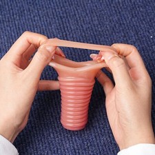 Men-Penis-Sheath-Penis Extender-Enlarger-Enhancer-Sleeve-Cock-Girth-Extender NEW