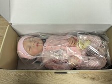 Muñeca bebé recién nacida realista de silicona de vinilo hecha a mano Look Real Reborn