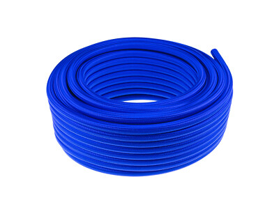 AN6 Nylon Gewebe Leitung Stahl flex Kraftstoff Öl Benzin Schlauch Dash 6 1m