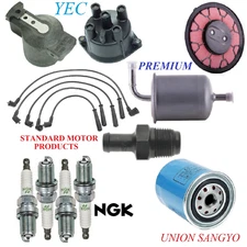 Tune Up Kit Filters Rotor Spark Plugs Wire for NISSAN PICKUP L4; 2.4L 1995