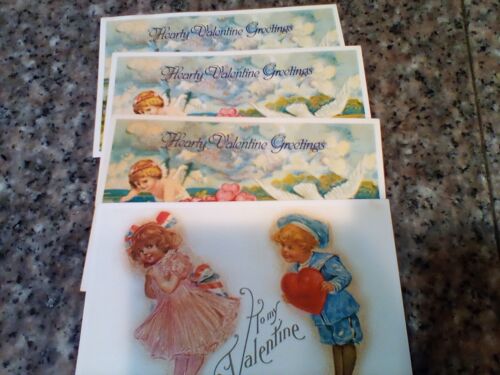 Lillian Vernon Valentines Day Romantic Picture Postcard Cupid Bird Vintage 1980s - Picture 1 of 1