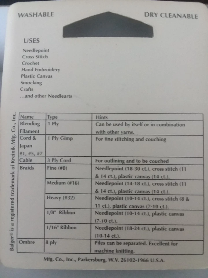 Kreinik Metallics Balger Blending Filament #060 50m/55yds NIP - Image 3 of 3