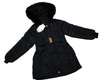 MÄDchen Winterjacke Jacke Parka Parker Style Schwarz Magic Girl Gr. 92 Neu
