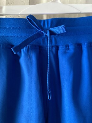 sss Wonderwink THRIVE WOMENS Royal Blue Straight Leg Slim Scrub Pant