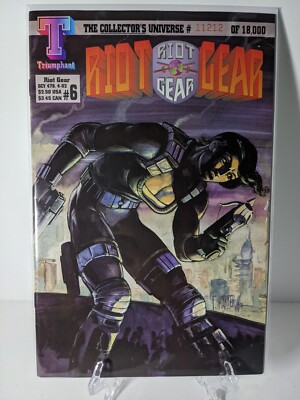 Riot Gear #6 (1994) Triumphant Comics. RAD DAD COMICS! 12 PICTURES =====