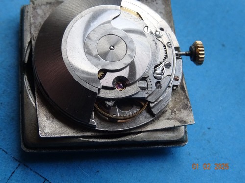 OLD RETRO SWISS Watch ATLANTA GENEVE AUTOMATIC MECHANISM MOVEMENT - Picture 10 of 12