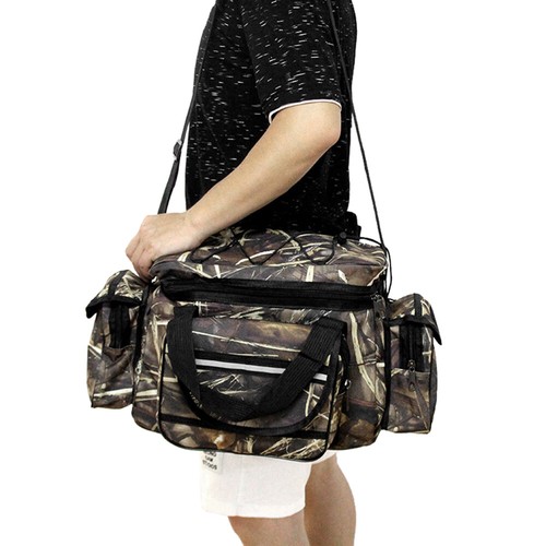 Fishing Shoulder Bag Large Capacity Tackle Storage Bag Fishing A1H6 - Picture 5 of 11