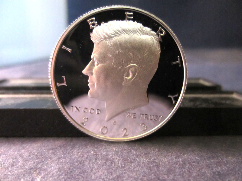2023-S  Kennedy Half Dollars Deep Cameo Mirror Proof Upper Grades  .999 % Silver