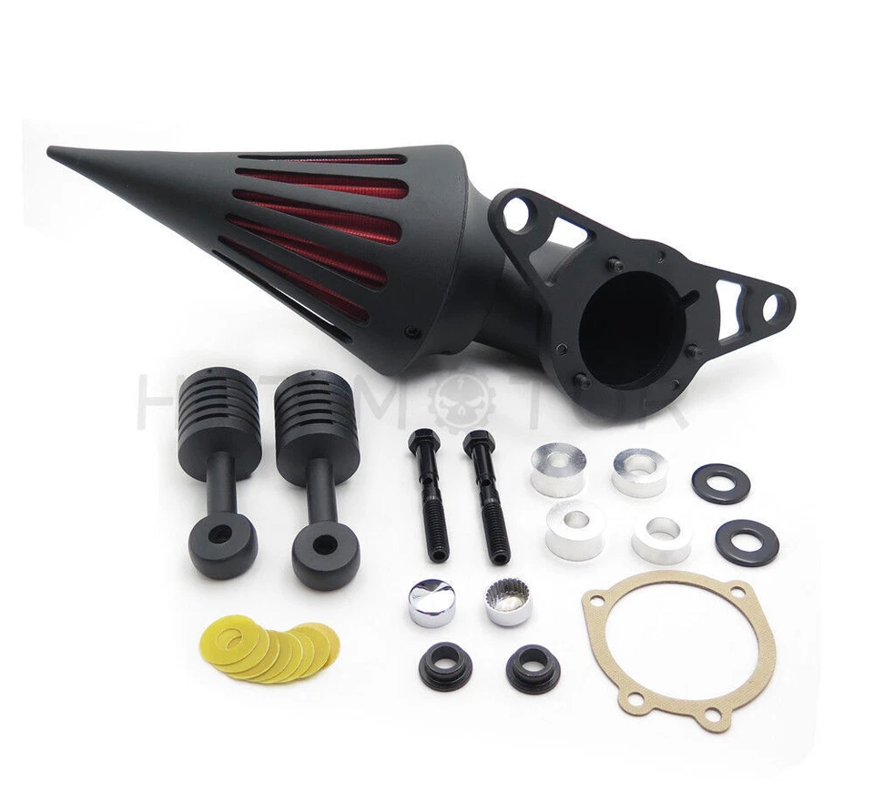 Kits de purificador de aire para Harley Low Rider Touring Road King Electra Softail negro Foto 4 de 4