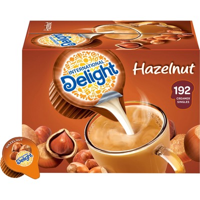 International Delight Hazelnut Creamer Singles - Hazelnut Flavor 0.50FlOz (15Ml)