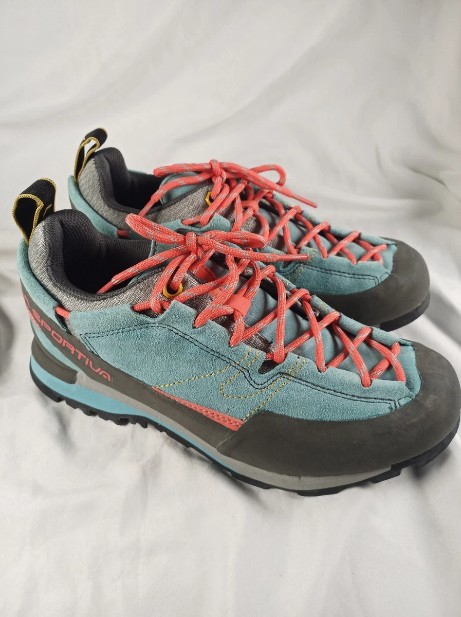 New La Sportiva Boulder X Hiking Shoes in Ice Blue Size 9 Women's Vibram  Soles