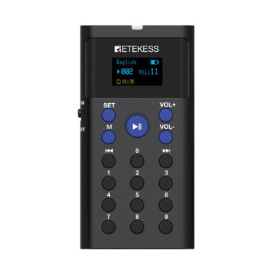 Retekess TT128 Self-Guided Audio Guide System Portable Transmitter Private Tour